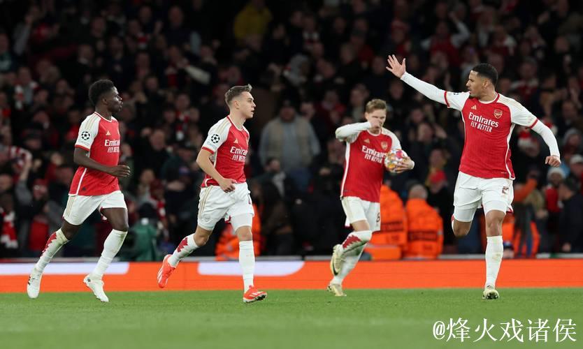 阿森纳全胜稳居欧冠榜首，拜仁紧追仅差3分